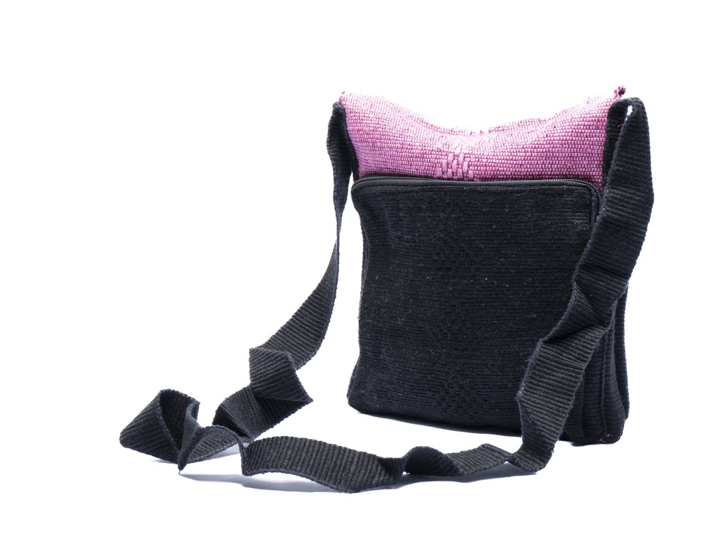 BOLSA CUADRADA 2 COLORES CON CORREA
