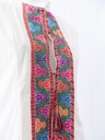 BLUSA LARGA SISADA CON CINTA BORDADA