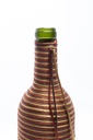 BOTELLA DE VIDRIO ENVUELTA EN CORDÓN