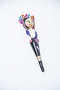 PLUMA MUJER DE MADERA