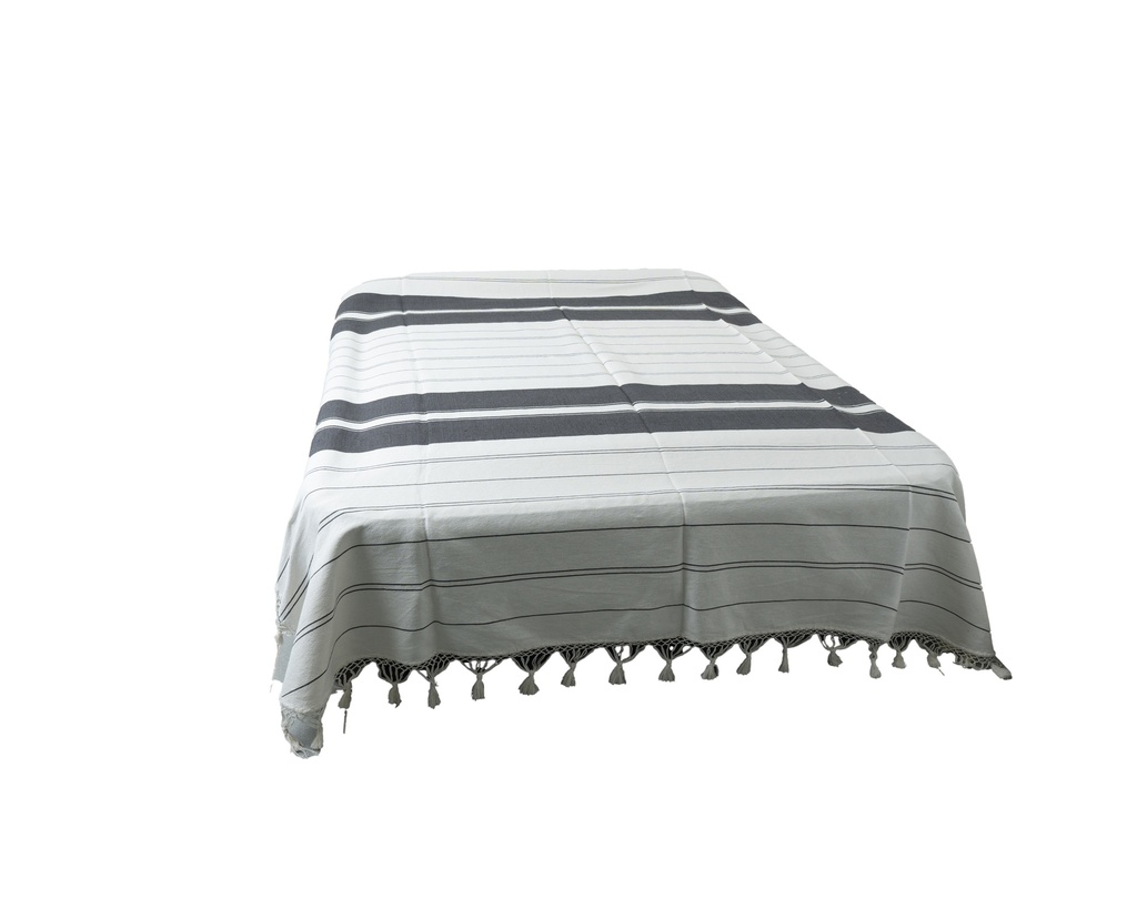 COLCHA TELAR CON FRANJAS 