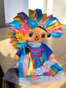 MUÑECA LELE CON DIADEMA Y TRENZA