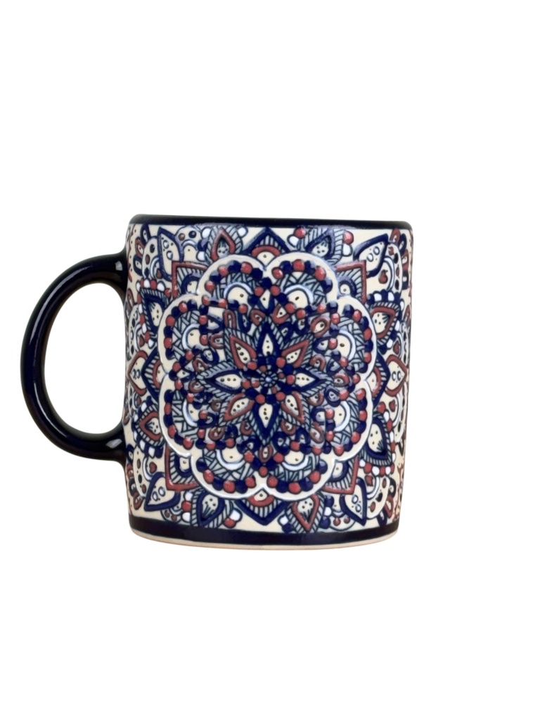 TARRO CERAMICA CON DISEÑO