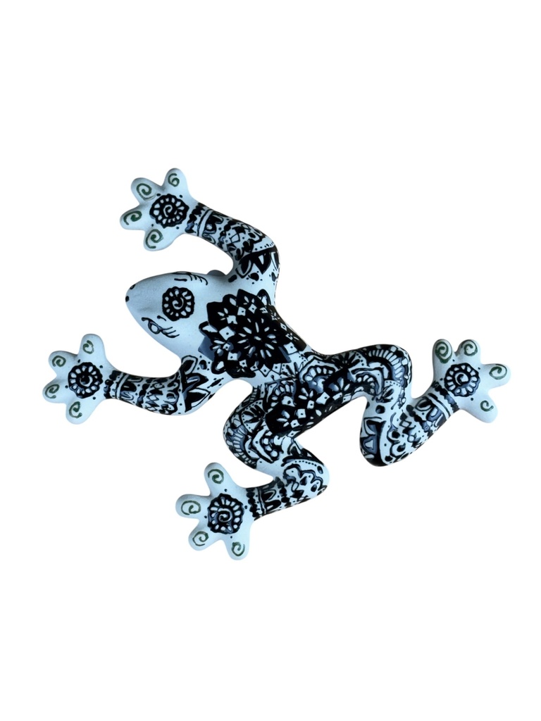 SALAMANDRA CERAMICA CON DISEÑO