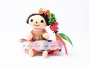 MUÑECA LELE CON TRENZA Y FLORES