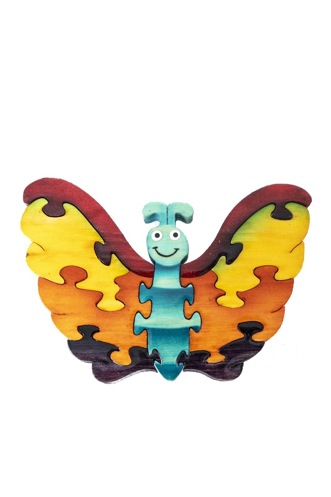 ROMPECABEZAS MARIPOSA COLORES