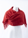 REBOZO ROJO DE TELAR
