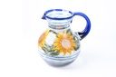 JARRA VIDRIO SOPLADO GIRASOLES