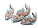 JUEGO DE PECES BARRO PINTADO