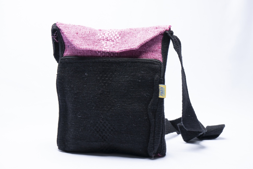 BOLSA CUADRADA 2 COLORES CON CORREA
