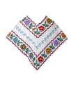 HUIPIL BLANCO BORDADO FLORES