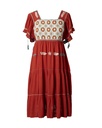 VESTIDO CON PECHERA BORDADA 