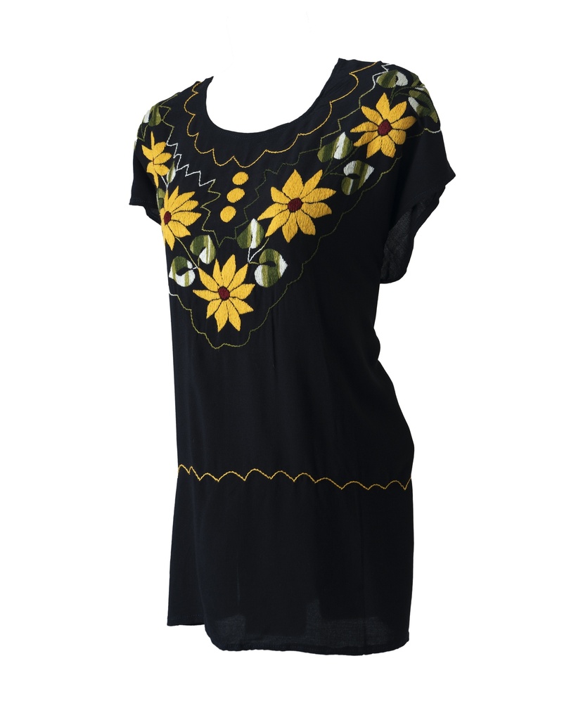 BLUSA BORDADA GIRASOLES