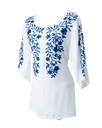 BLUSA BORDADA CON BOTONES