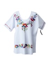BLUSA MANTA BORDADO FLORES