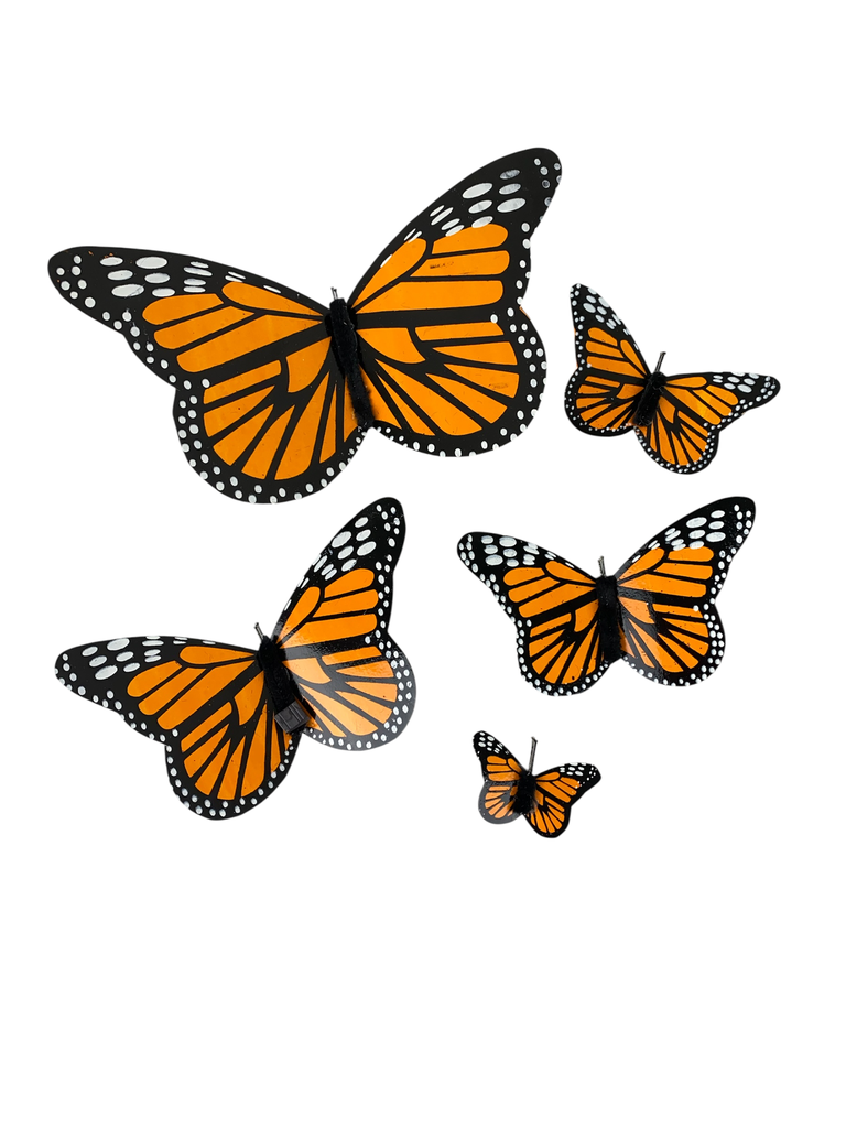 JUEGO DE MARIPOSAS MONARCA