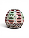 PORTAVELA CERAMICA CON DISEÑO 2 PIEZAS