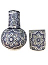 BOTELLA DE AGUA CERAMICA CON DISEÑO