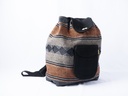 BOLSA TIPO MOCHILA ESCOLAR ROMBOS