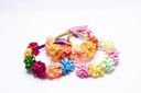 DIADEMAS CON FLORES TELA MULTICOLOR