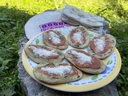 TLAYOYOS DE ALVERJON O FRIJOL 6 PIEZAS
