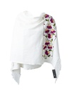 REBOZO MANTA BORDADO FLORES