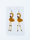ARETES FLAMINGO TEJIDOS HILO